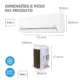 Unidade Condensadora Midea 9.000 BTUs Inverter 38TBVCB09M5 | Ar condicionado split inverter